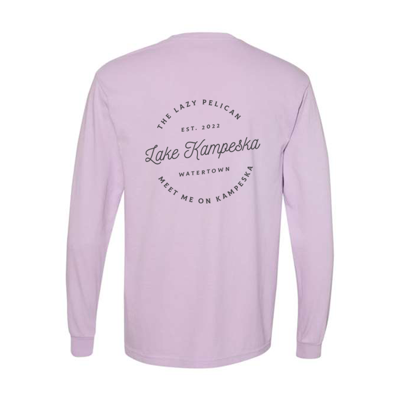 Lavender Long Sleeve Pocket Tee