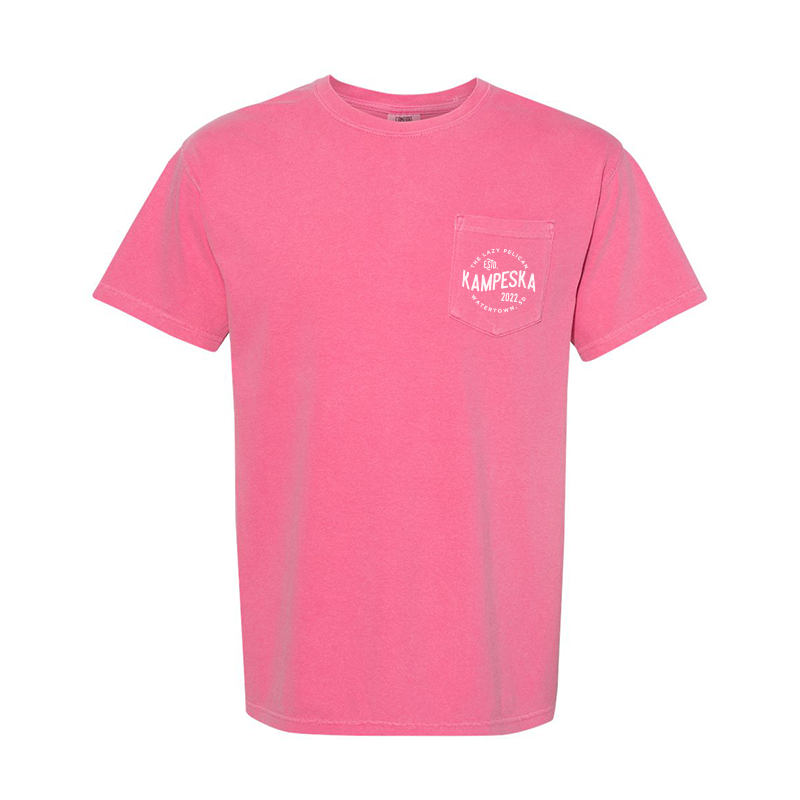 Pink Short Sleeve Pocket Tee