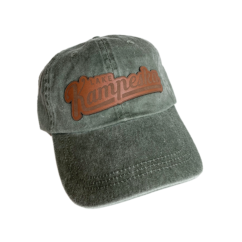 Leather Patch Dad Cap